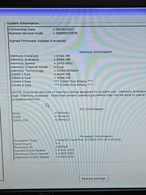 Hogar/Oficina Dell Optiplex 7050 SFF Intel Core i5-7500 3,40 GHz 8 GB RAM USB-C NoHD Foto 1 de 4