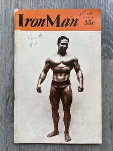 Peary Rader IRON MAN Magazine BILL PEARL + VIVACIOUS WOMANHOOD JAN 1955 V 14 N 4 - Picture 1 of 24