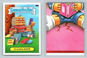 Stacked Jack #58a Garbage Pail Kids Bookworms 2022 Topps Card / Sticker - Picture 1 of 1