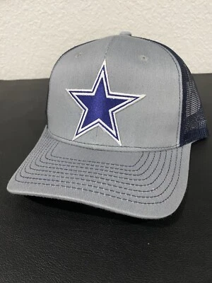 ORIGINA SNAPBACKS DALLAS COWBOYS Star Logo Gray Blue Mesh Trucker Adult Size Hat Cap Snapback NEW