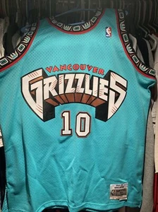 Mike Bibby Mitchell & Ness Vancouver Grizzlies #10 Swingman Azulada Talla L - Imagen 1 de 3