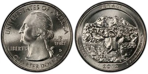 2012-D Denali Alaska National Parks NP ATB 25C Unc Quarter Denver mint NPD15 - Picture 1 of 1