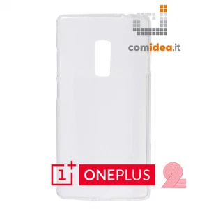 COVER CUSTODIA SILICONE MORBIDO ONEPLUS 2 TWO COLORE BIANCO - Foto 1 di 1