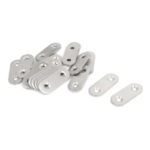 Staffa piatta in acciaio inox piastre di fissaggio rettifica dritte 40 mm 20 pezzi Q8B2 - Foto 1 di 4