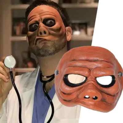 Máscara de látex Twilight Zone "Eye Of The Beholder" cara de cerdo Halloween cosplay Foto 1 de 4