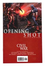 CIVIL WAR OPENING SHOT SKETCHBOOK (NM+) RARE PROMOTIONAL GIVE-AWAY*