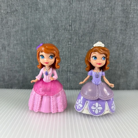 Disney Junior Sofia The First Figure Lot of 2 Purple Pink Dress 2012 Mattel Cover