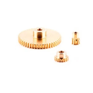 Schneckenrad (Messing) Modul 0,4 - Picture 1 of 16