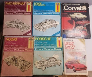 Lof ot Car Repair Books Haynes, Chilton, Mayflower, Lot of 6 - Bild 1 von 8