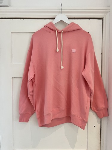 Felpa con cappuccio rosa oversize da donna Acne Studios XS si adatta più grande indossata due volte