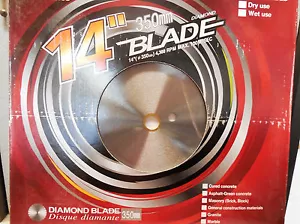 14 INCH DIAMOND CONCRETE SAW BLADE DCAHS353208 - Picture 1 of 1