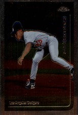1999 Topps Chrome Baseball Card #394 Carlos Perez