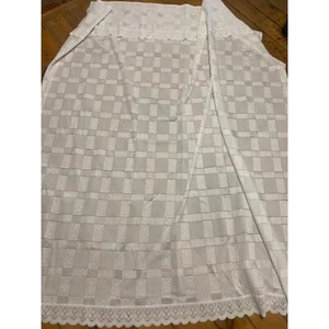 Vintage lace Shower Curtain 72"wide x 72" long" Neoclassical Style - Picture 1 of 5