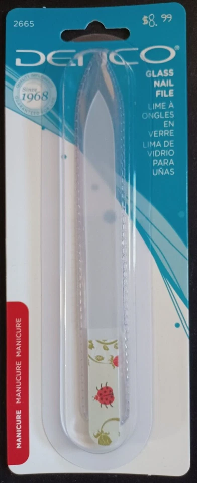 Стеклянная пилочка для ногтей DENCO — божья коровка 2665 - Изображение 1 из 1