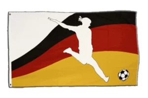 Bandiera bandiera tifosi Germania calcio femminile bandiera calcio bandiera issata 90 x 150 cm - Foto 1 di 1