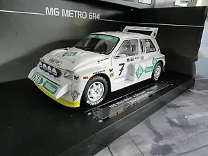 MG Austin Metro 6R4 Rally taglia B DRM 3 città #7 nero SMS INA CONVERSIONE SST 1:18 - Foto 1 di 6