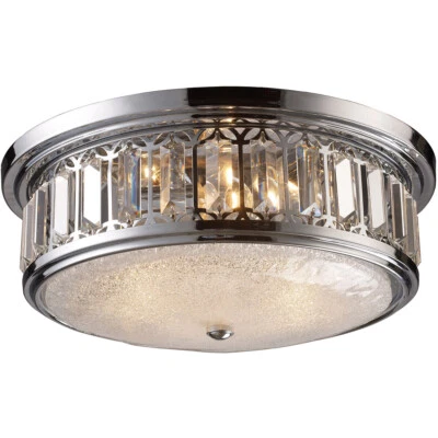 SIGNATURE 3LT 16" CHROME FLUSH MOUNT - Image 1 of 3