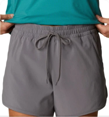 Insertos elásticos Columbia Bogata Bay omni-sombra para mujer Pantalón Corto Corte 6", Gris 3X Foto 1 de 2