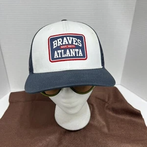 Truckers Hat , Braves Atlanta Logo Rare Snap Back, Fan Favorite Brand - Picture 1 of 7