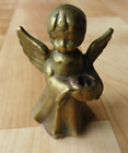 Engel Figur Bronze Messing Kerzenhalter 6 cm