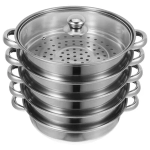 Steamer Pots Basket Lids Lobster Steamer Pot Seafood Steamer Pot - Picture 1 of 12
