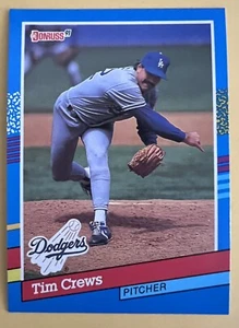 1991 Donruss #294 Tim Crews - Picture 1 of 2