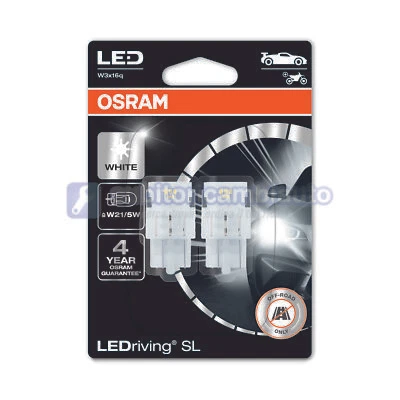 OSRAM LEDriving 7515DWP W21/5W 6000K 12V COPPIA DI LAMPADE LED 7515 DWP - Immagine 1 di 2