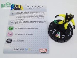 Heroclix Age of Ultron OP set Yellowjacket (Hank) #022 Uncommon figure w/card! - Picture 1 of 1