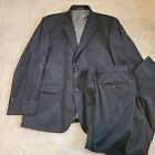 Men's Wearhouse Suit And Pants Set Size Xl Jacket  40X40 Pants Black Altered