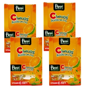 Posh Medica Mandarina Desintoxicación Fibra Bebida Polvo Vitamina Control de Peso x 4 - Imagen 1 de 6