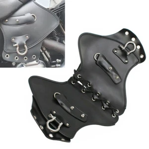 Deflectores de escudo térmico de cuero para motocicleta para Harley Touring Softail Dyna - Imagen 1 de 12