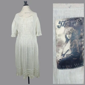 Vintage Magnolia Pearl Gauze Dress Small Midi - Picture 1 of 12