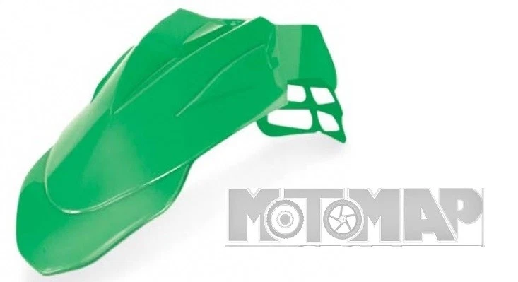 Parafango Anteriore Acerbis Supermoto Motard Corto Supermotard  Verde - Immagine 1 di 1