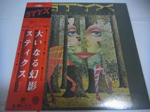 STYX-Grand Illusion JAPAN 1st.Press w/OBI Boston Kansas Journey TOTO Genesis - Picture 1 of 12