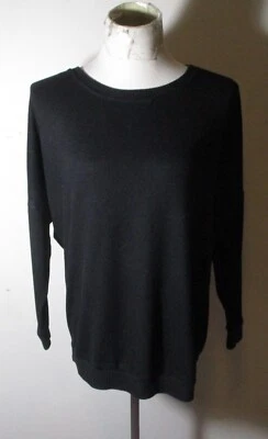 Top JOIE Negro Viscosa Elastizado Manga Larga Talla S Foto 1 de 4