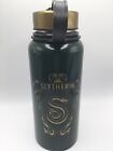 Harry Potter Water Bottle PB Teen Green with Gold Lid 27oz Metal Slytherin