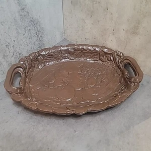 Genuine Burwood Serving Platter Fruit Bowl USA Hardwood - Picture 1 of 11