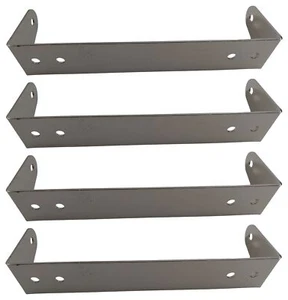 Lote de 4 soportes de repuesto para radio CB Workman C529C para radios Cobra 29 - CROMO - Imagen 1 de 9
