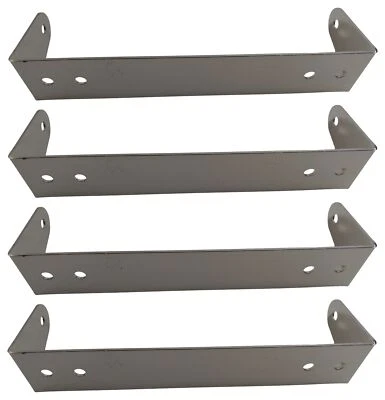 4 Lot Workman C529C CB Radio Replacement Brackets For Cobra 29 Radios - CHROME - Image 1 of 4