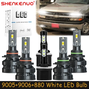For Chevy Silverado 1500 2500 1999-2002 LED Headlight Bulb High Low Fog Light Z8 - Picture 1 of 23
