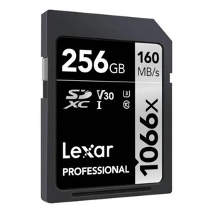 Lexar 256GB Professional 1066X UHS-I SDXC Memory Card (SILVER Series) - Picture 1 of 3