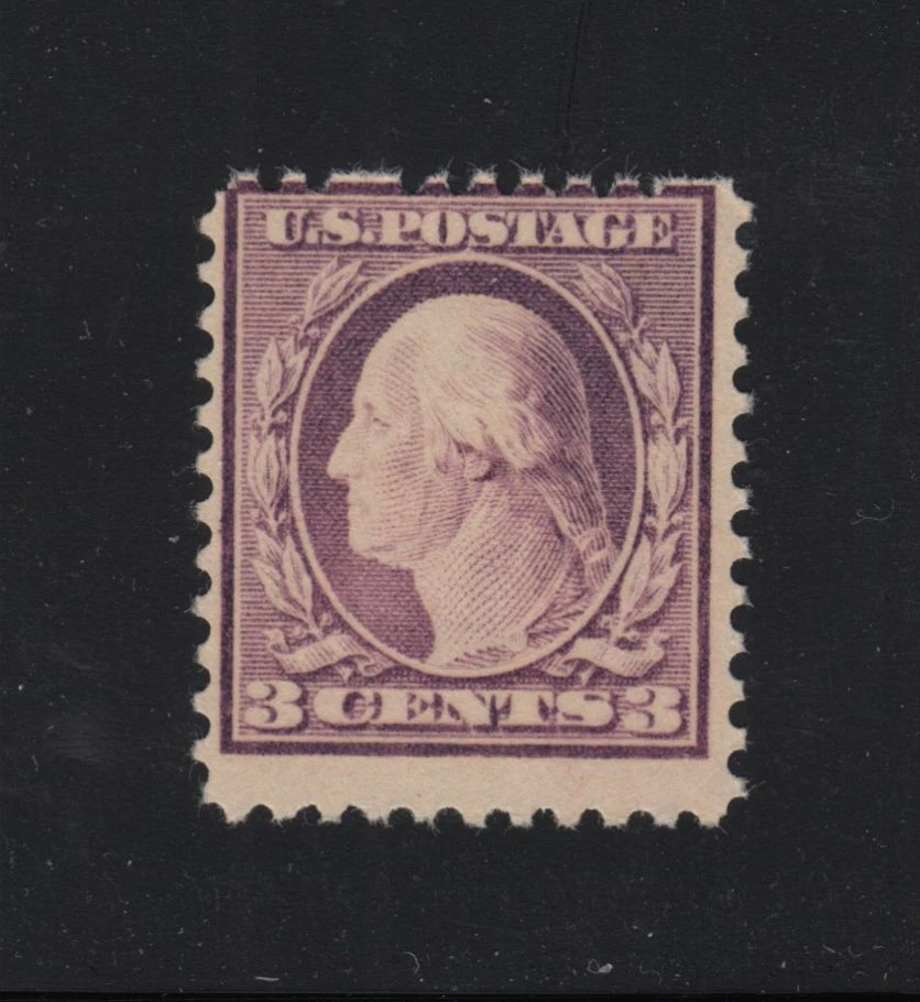 1919 Washington Sc 501 3c violet MNH missing perforation pins at top row - Image 1 of 1