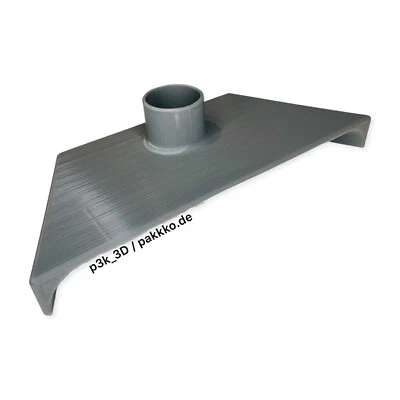 Bodenabsaugung Bodendüse DN40 DN50 70 75 100 110 Absperrschieber Blastgate - Bild 1 von 4