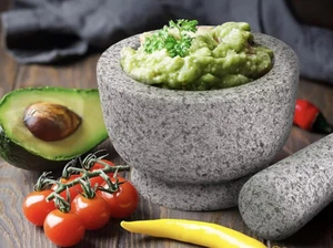Molcajete Mortero Mortar & Pestle For Salsas & Spices From Mexico Handmade New - Picture 1 of 5