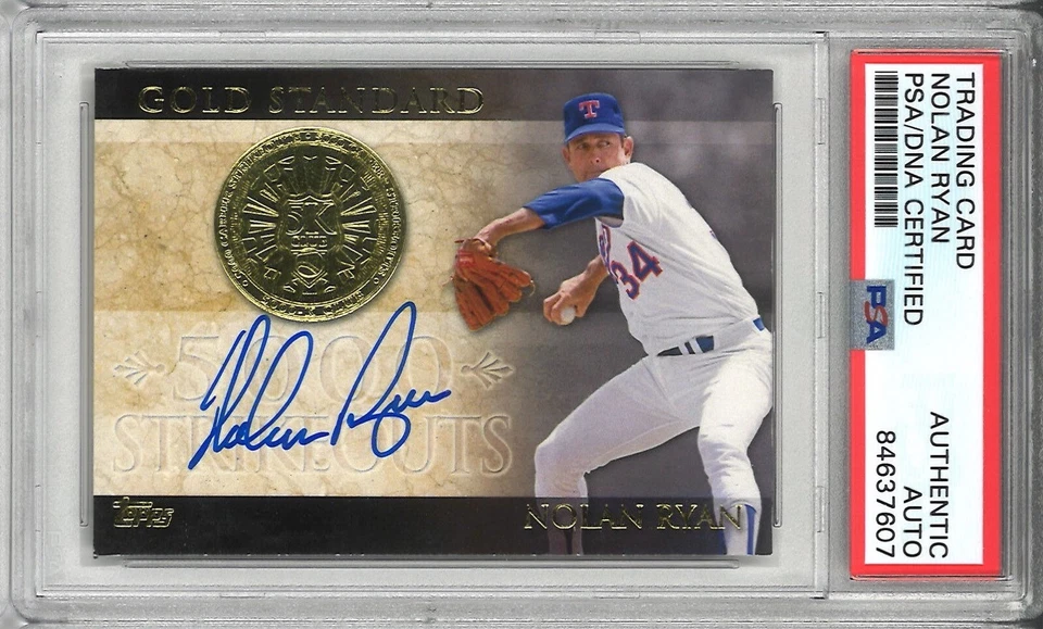 Nolan Ryan Signed 2012 Topps Gold Standard Trading Card PSA DNA 84637607 - Image 1 of 1