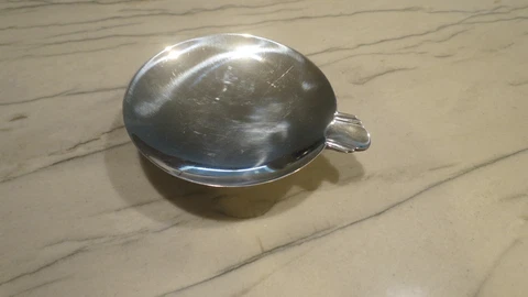 Sterling Silver Modern Ashtray by Conquistador Silversmiths of Mexico 1950-60's Cover