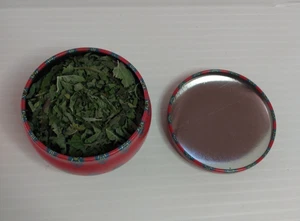 dried herbs in collectable tin Mint - Picture 1 of 2