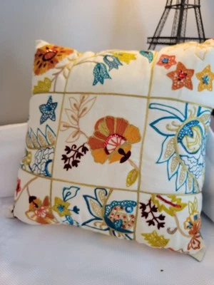 Accent Pillow Pier 1 Imports Boho Bohemian Sequins And Embroidery  16x18 - Image 1 of 4