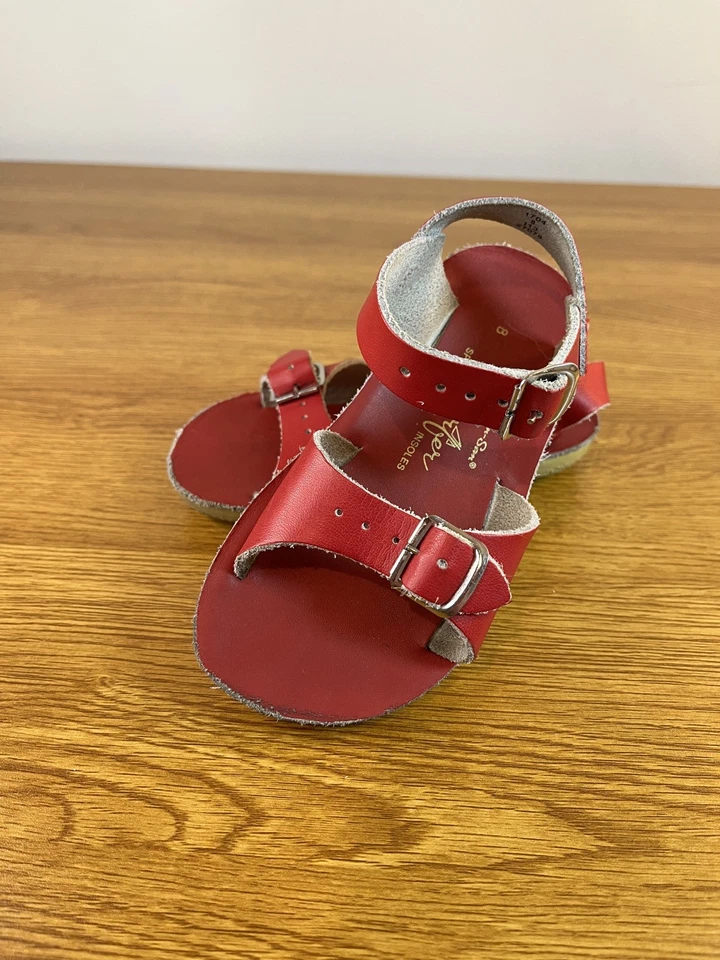 Sandalias de agua salada Sun-San Surfer rojas talla 8 Foto 1 de 4