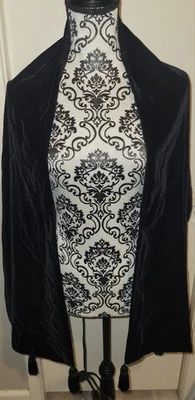 Scott McClintock Separates Velvet Shawl  With Tassles - Image 1 of 4